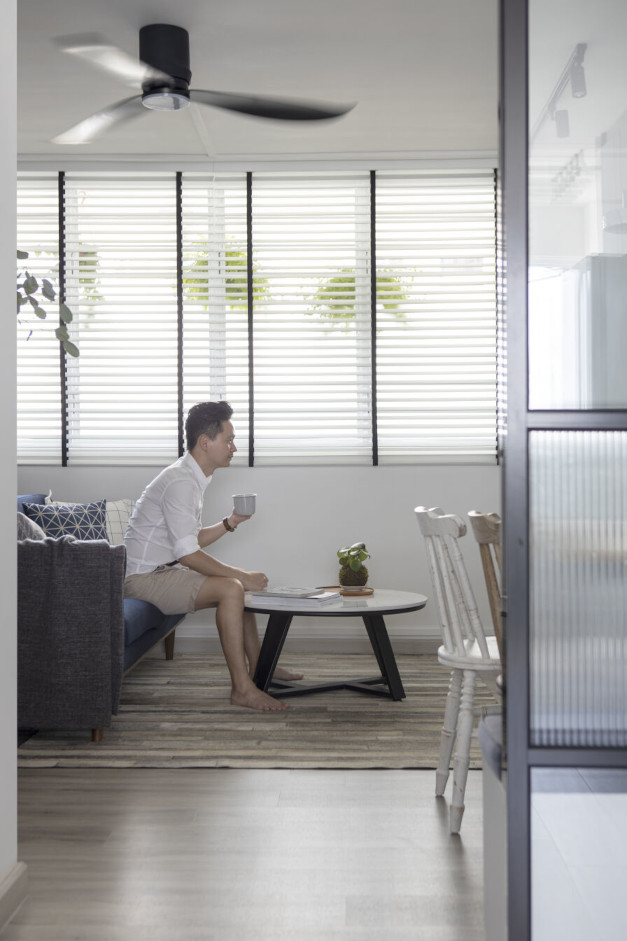 Bishan Simple Grey HDB — Warm Minimalist interior design